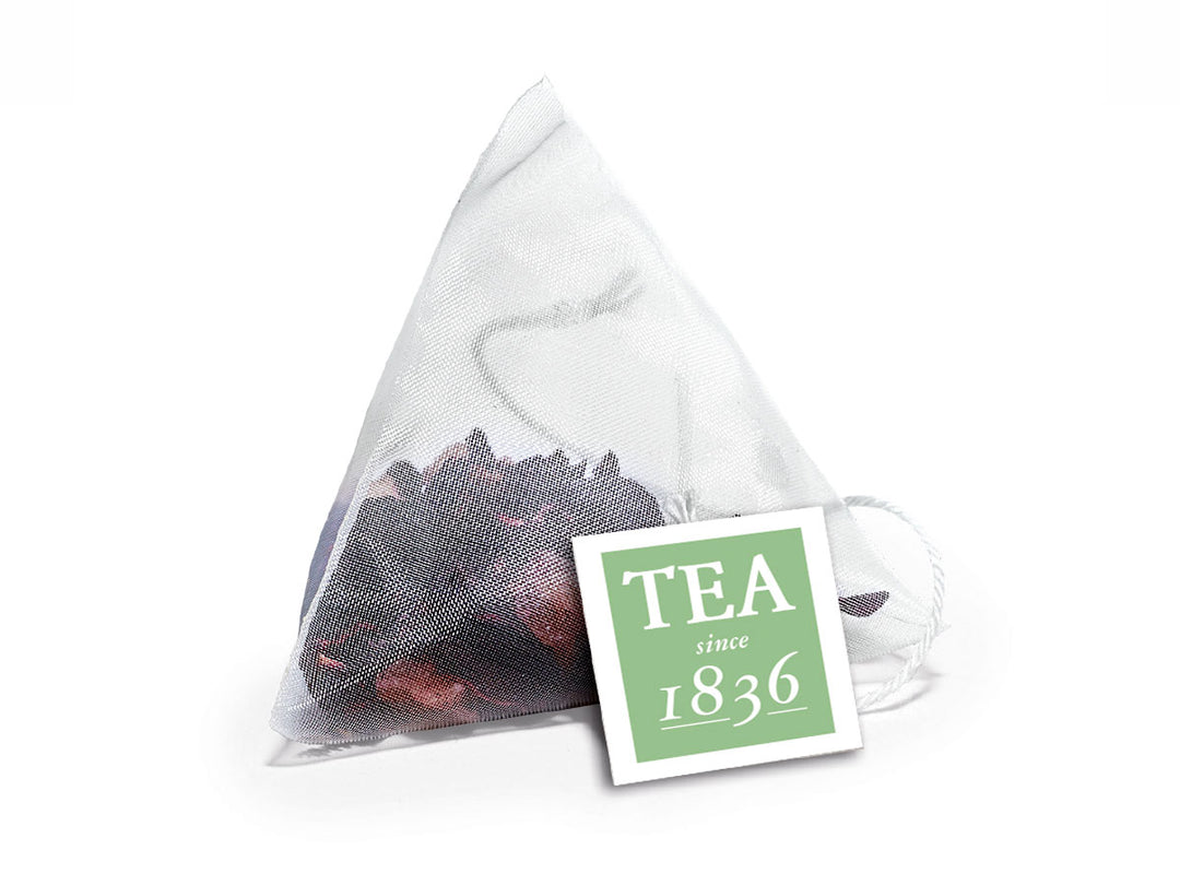 Rotbuschteemischung Süße Sünde Himbeer-Vanille-Note (15 Pyramidenbeutel)