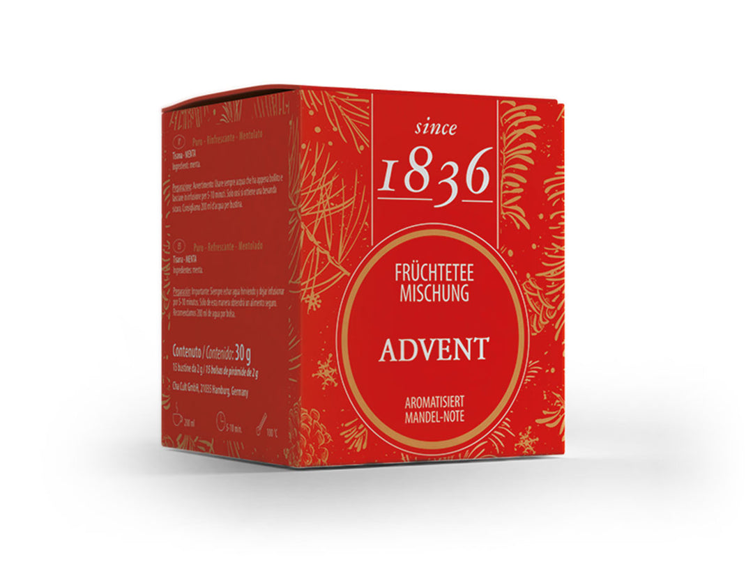 Adventstee Früchtetee-Mischung, Pyramidenbeutel