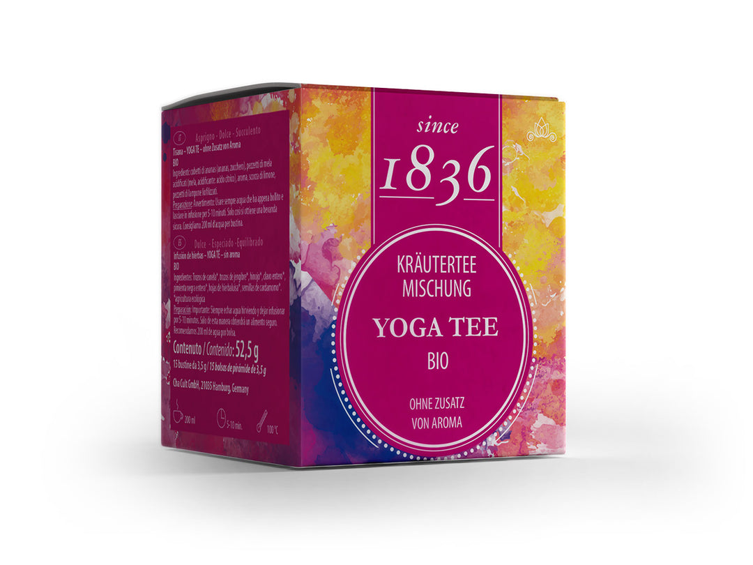 Bio-Kräuterteemischung Yoga Tee (15 Pyramidenbeutel)